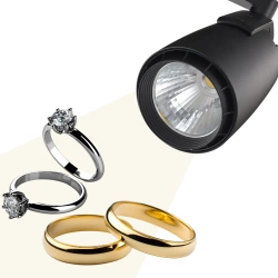 Reflektor LED Szynowy do Złota Srebra Biżuterii 24W 6000K