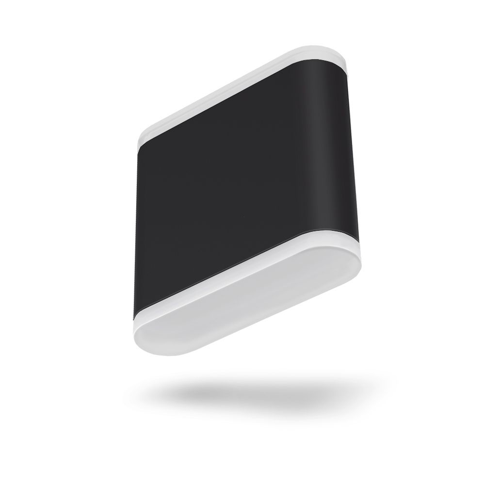 Podwójna oprawa elewacyjna LED 6W czarna