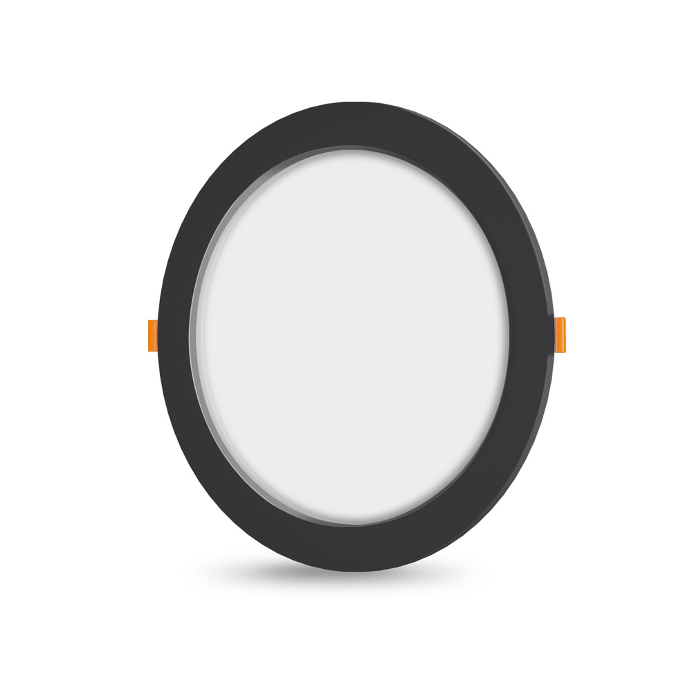 LED wpuszczany downlight 12W czarny 4000K