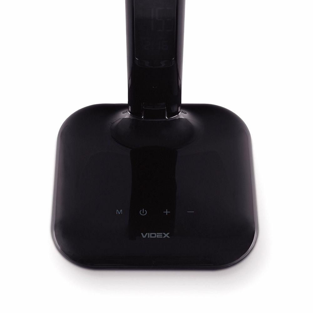 Lampka Biurkowa Videx LED 5W 490lm 5500K Zimna Czarna Ściemnialna RIO