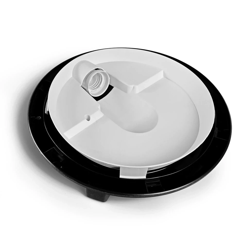 Plafon sufitowy z czujnikiem mikrofalowym 30W IP65 czarny