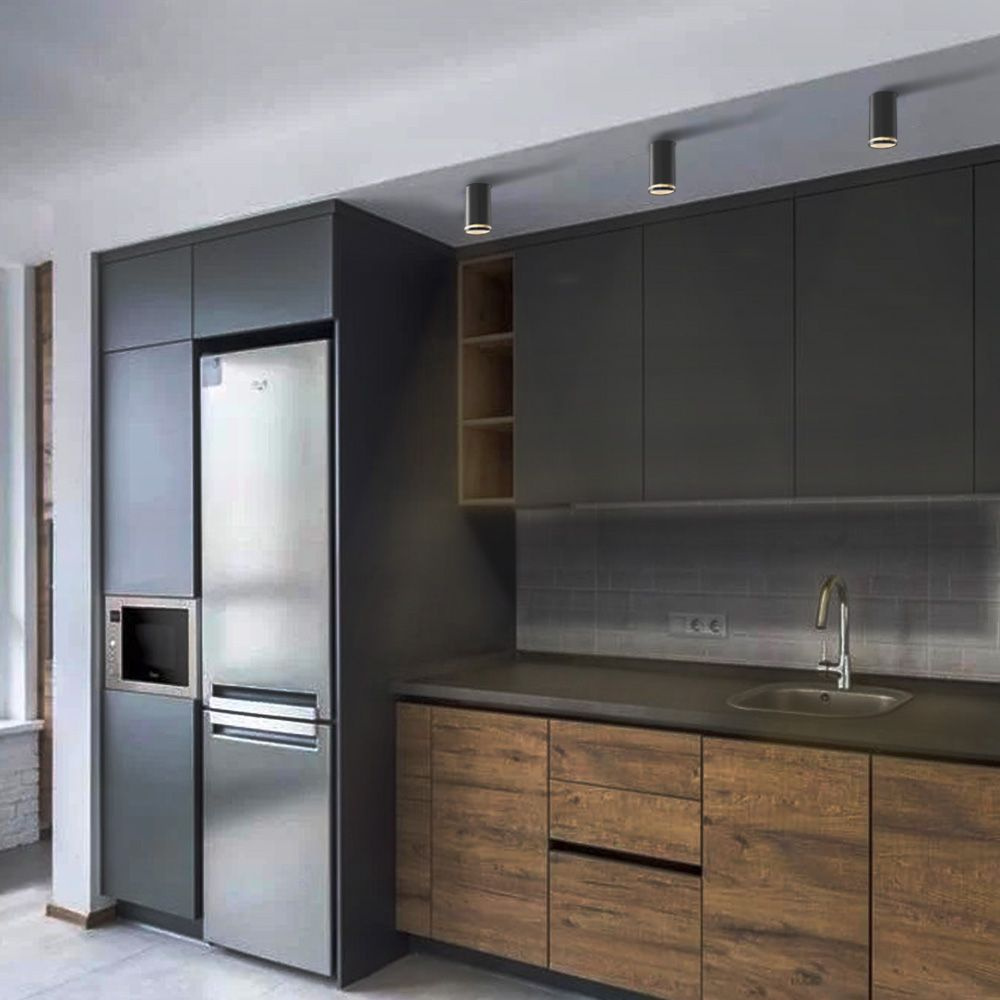 Reflektor sufitowy VIDEX GU10 czarny