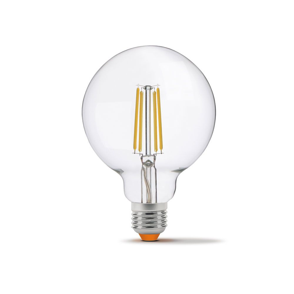 Żarówka dekoracyjna ściemnialna G95 7W E27 neutralna 806lm 4000K Videx