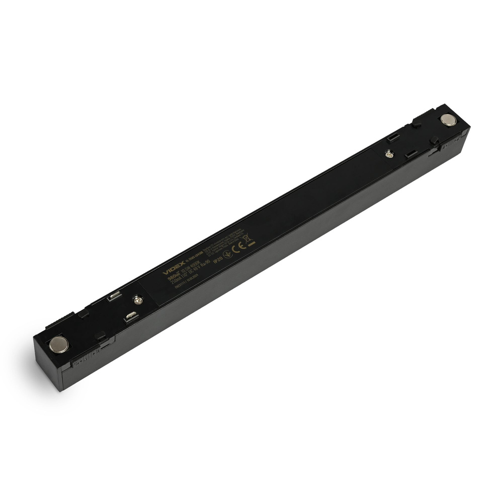 Oświetlenie LED do wąskiego systemu oświetlenia szynowego VIDEX VL-TRMS-LD430B, czarne