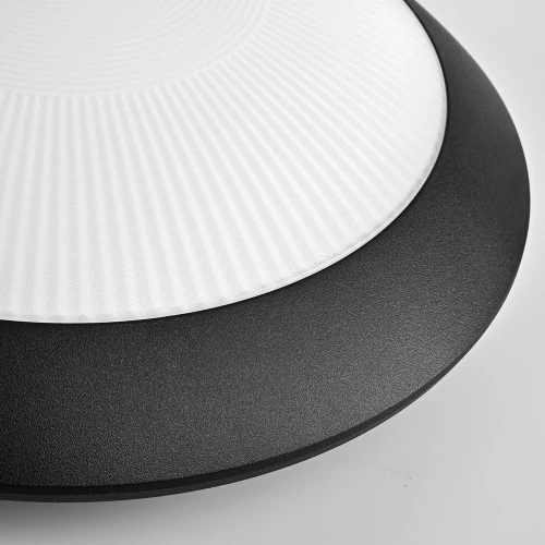 Plafon sufitowy z czujnikiem mikrofalowym 30W IP65 czarny