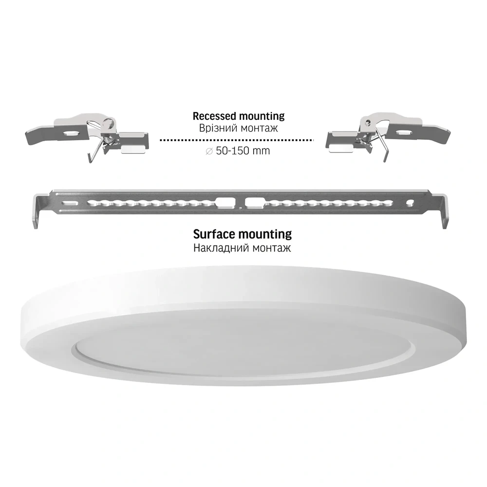 Lampa sufitowa LED VIDEX 18W z regulacją barwy światła