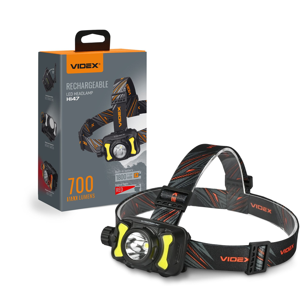 Latarka czołowa LED VIDEX VLF-H147 700 lm 5000 K