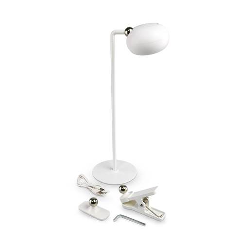 Lampa biurkowa LED z akumulatorem VIDEX VLE-TF18W biała