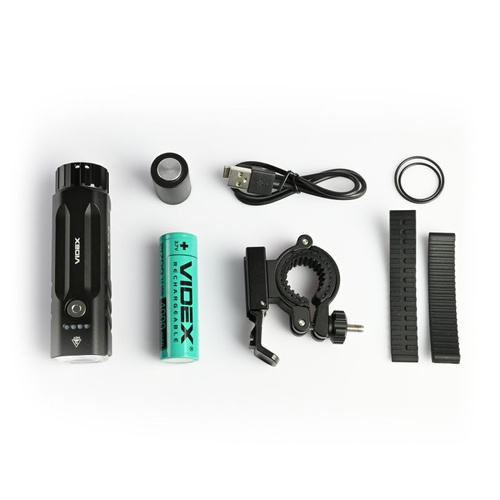 Latarka rowerowa Videx LED 2000lm IP68 czas pracy 100h 6 trybów zasięg 225m