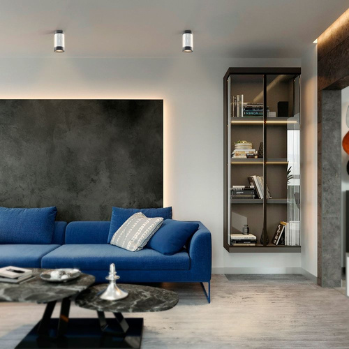 Oprawa Natynkowa Videx TREVOR Spot Lampa Sufitowa Punktowa 1x GU10 Czarna