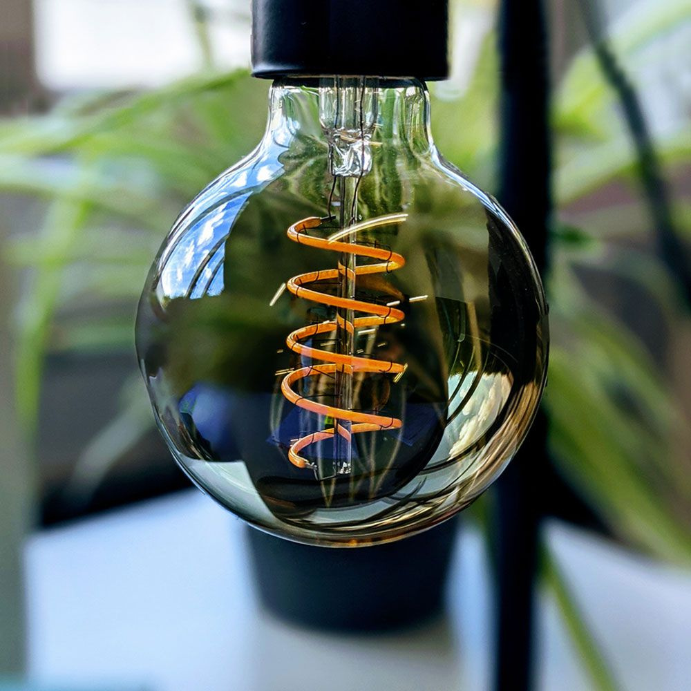 Żarówka LED E27 G95 4W Spiralna Dimmable Ciepła