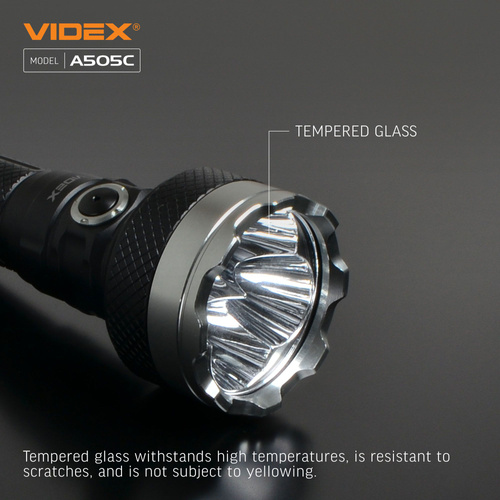 Latarka Videx LED 5500lm IP68 neutralna biel 5000k 6 trybów zasięg 500m