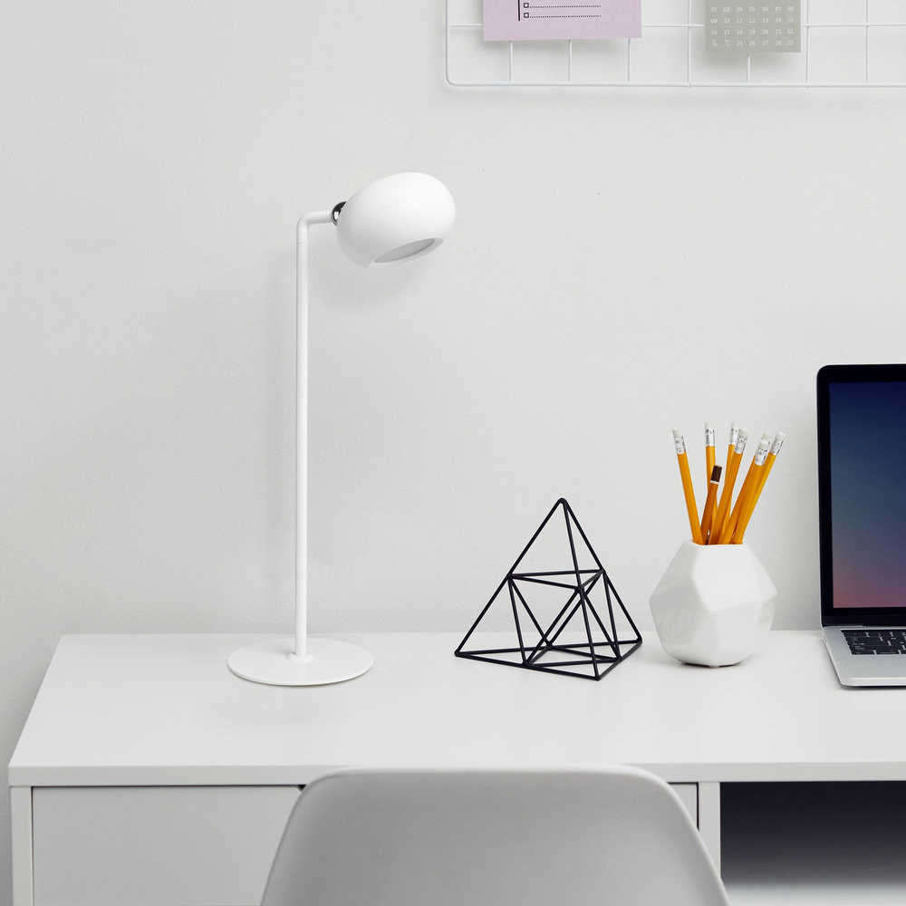 Lampka biurkowa LED VIDEX VLE-TF18W biała, ładowalna