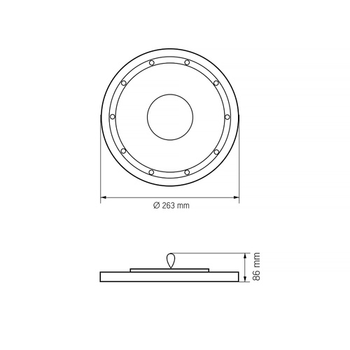 Oświetlenie VIDEX LED High Bay mocna 100W 5000K 12000Lm AC 180-265V
