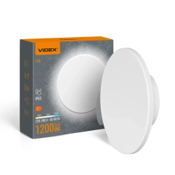 Lampa ścienna LED VIDEX 12W 1200Lm IP65 3000K-4000K-6500K Biała