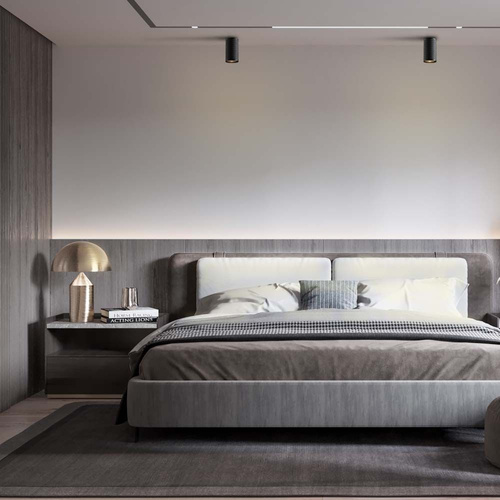 Reflektor sufitowy VIDEX GU10 czarny