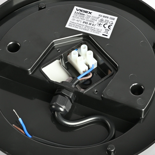 Lampa LED natynkowa Lena 15W czarna 5000K IP65