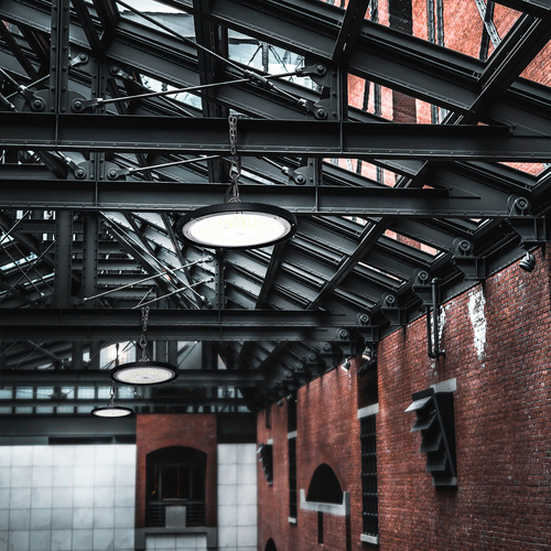 Lampa przemysłowa LED High Bay 100W 5000K IP65 czarna