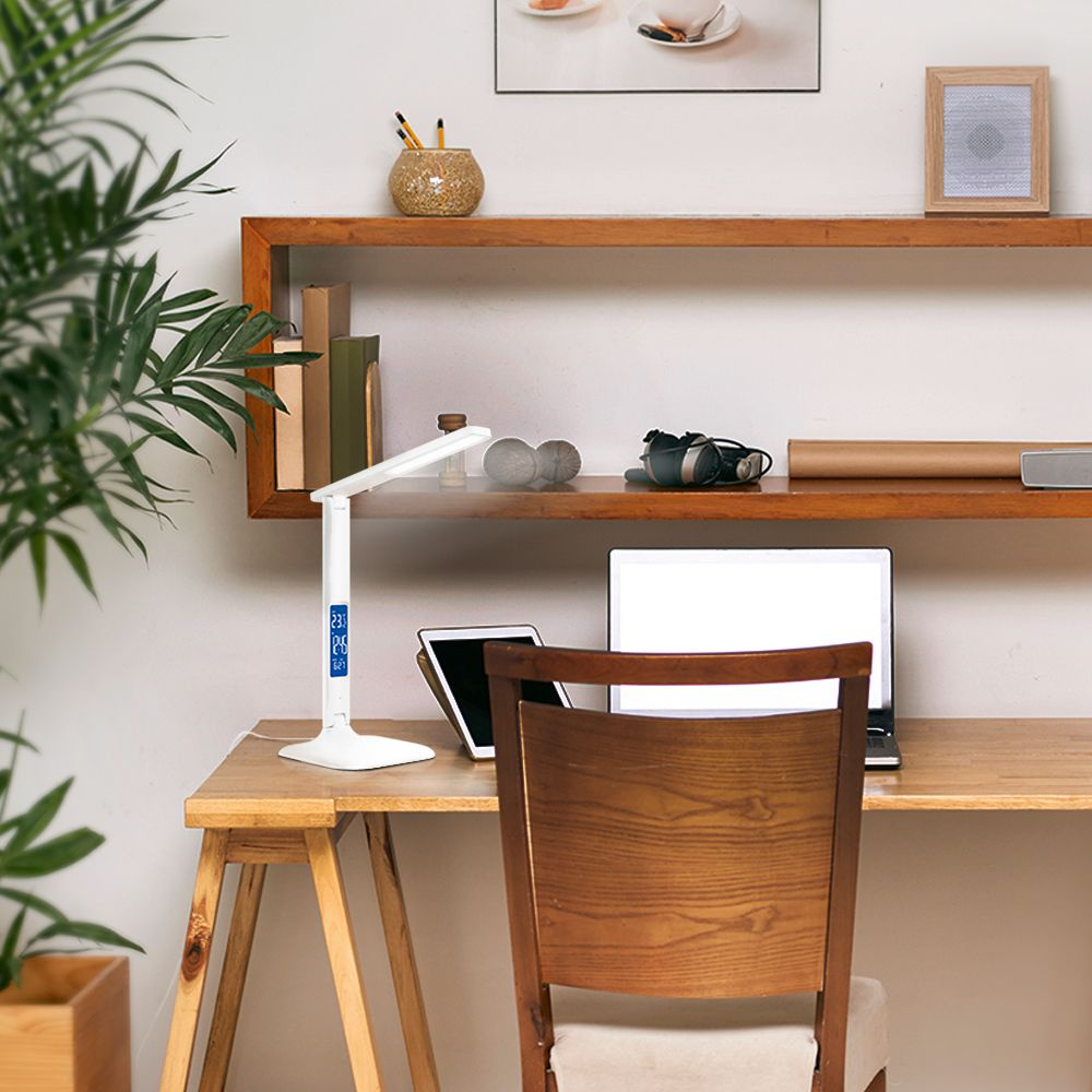 Lampka Biurkowa Videx LED 5W 490lm 5500K Zimna Biała Ściemnialna RIO