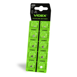 Bateria alkaliczna VIDEX AG0/LR521 BLISTER 10 szt.