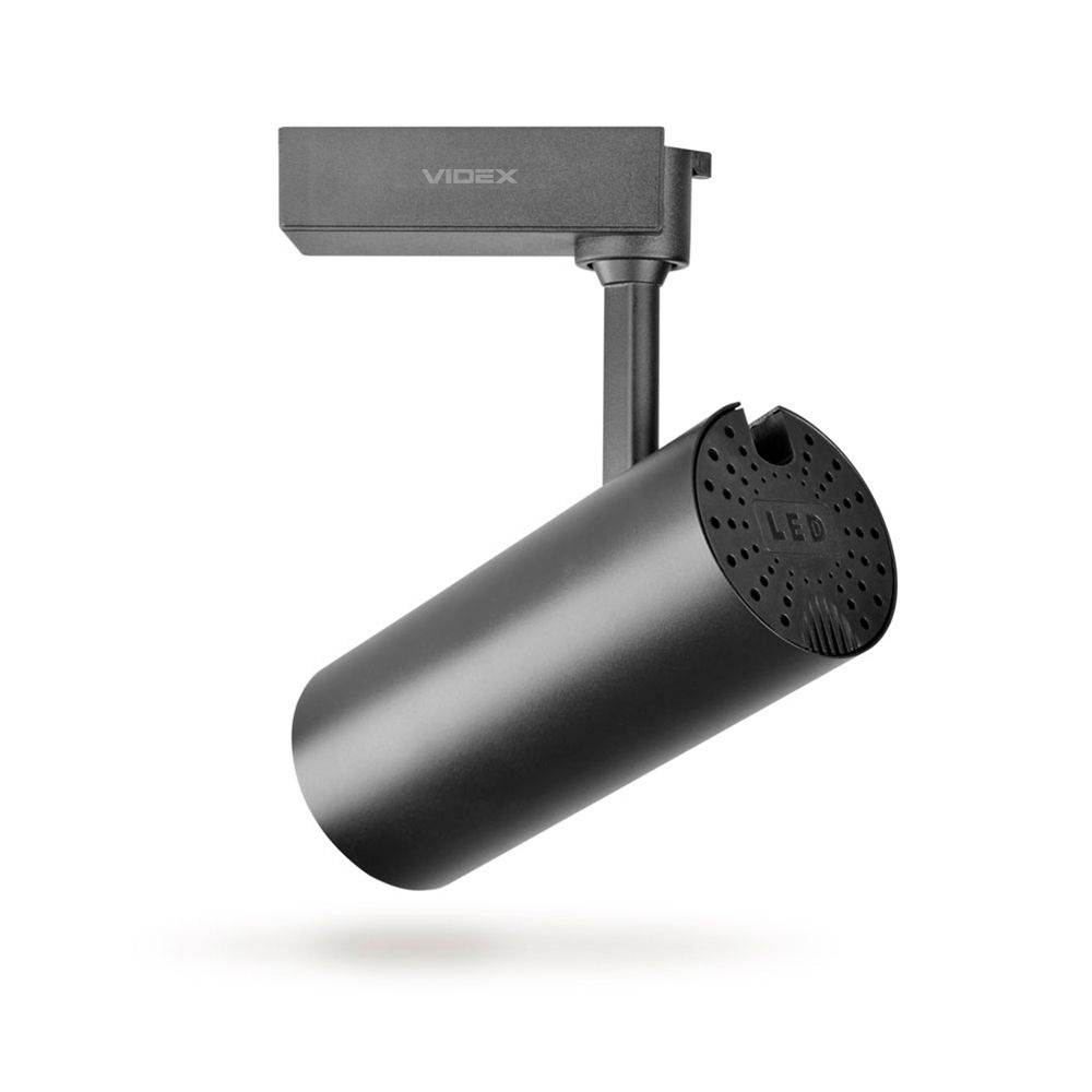 Oprawa na szynoprzewód Videx 1-fazowa TOR moc 30W 2400Lm 4000K kolor czarny