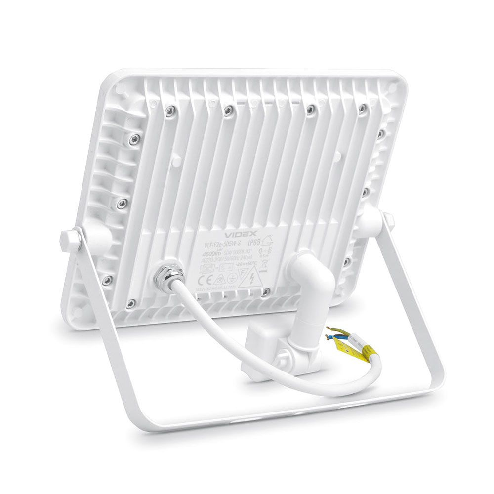 Naświetlacz Videx LED 50W 4500lm neutralna biel 5000K czujnik ruchu IP65