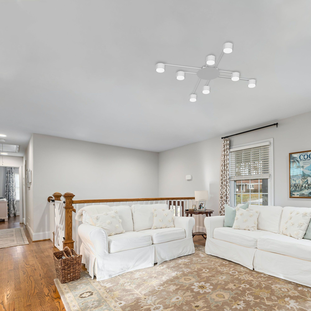 Sufitowy reflektor VIDEX na 8x GX53 biały