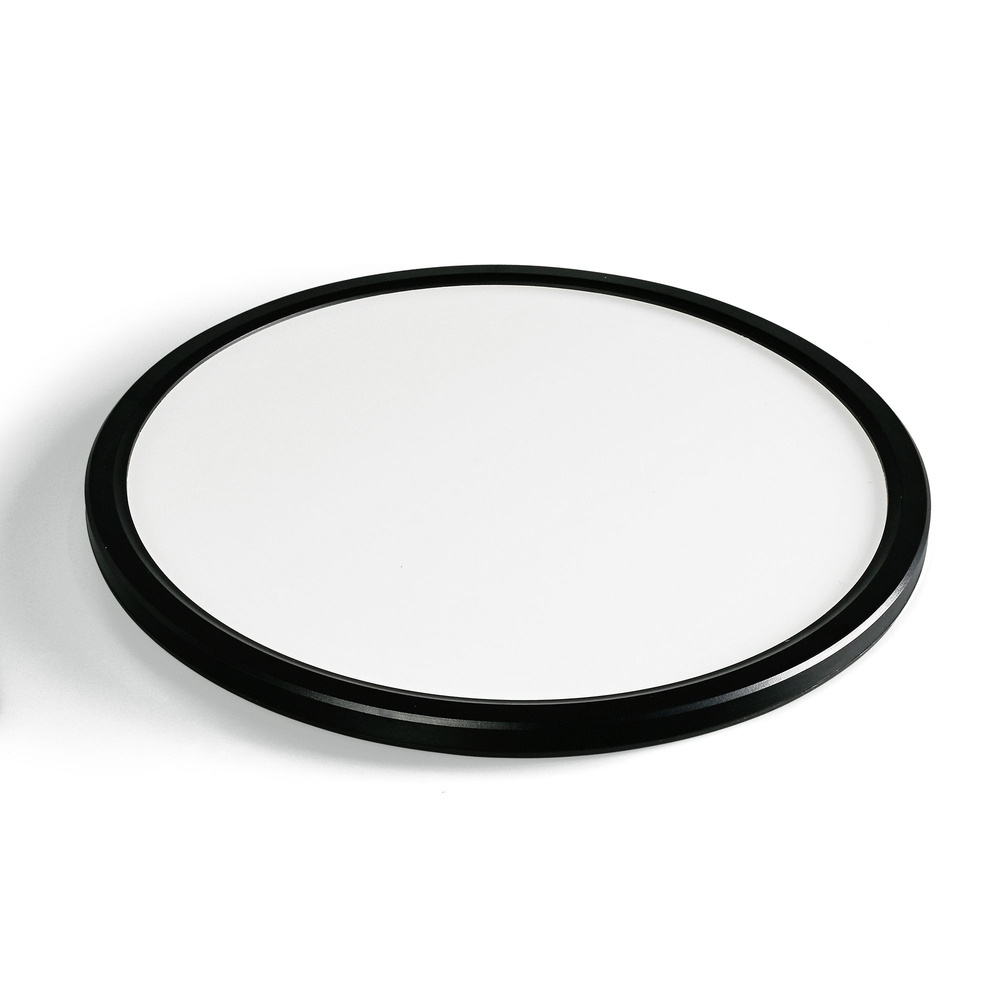 Lampa sufitowa LED z dekoracyjnym podświetleniem 22W czarna