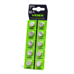 Bateria alkaliczna VIDEX AG12/LR43 BLISTER 10 szt.