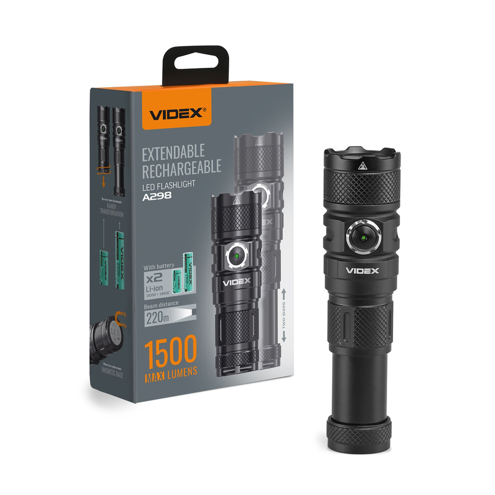 Latarka przenośna LED VIDEX VLF-A298 1500 lm 5000 K