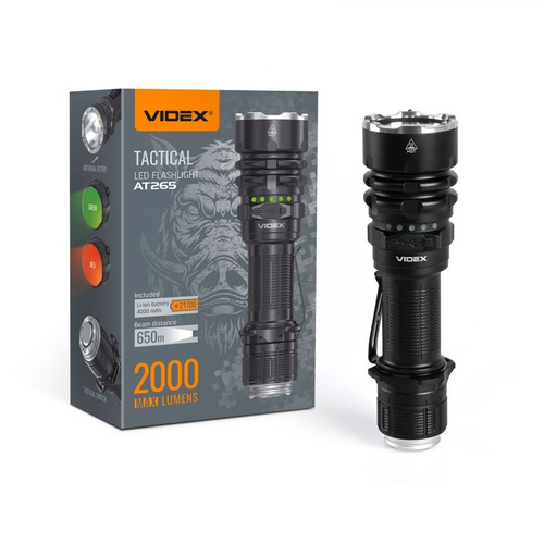 Latarka taktyczna LED VIDEX VLF-AT265 2000 lm 6500 K