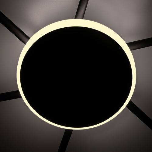 Reflektor sufitowy VIDEX na 3 lampy GX53 z podświetleniem