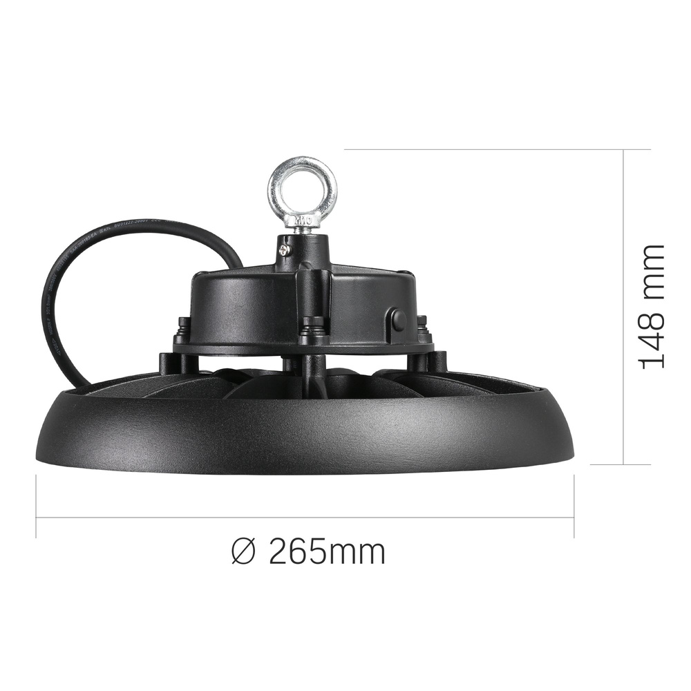 Oświetlenie przemysłowe VIDEX LED High Bay 100W 5000K 18000lm AC 110-277V