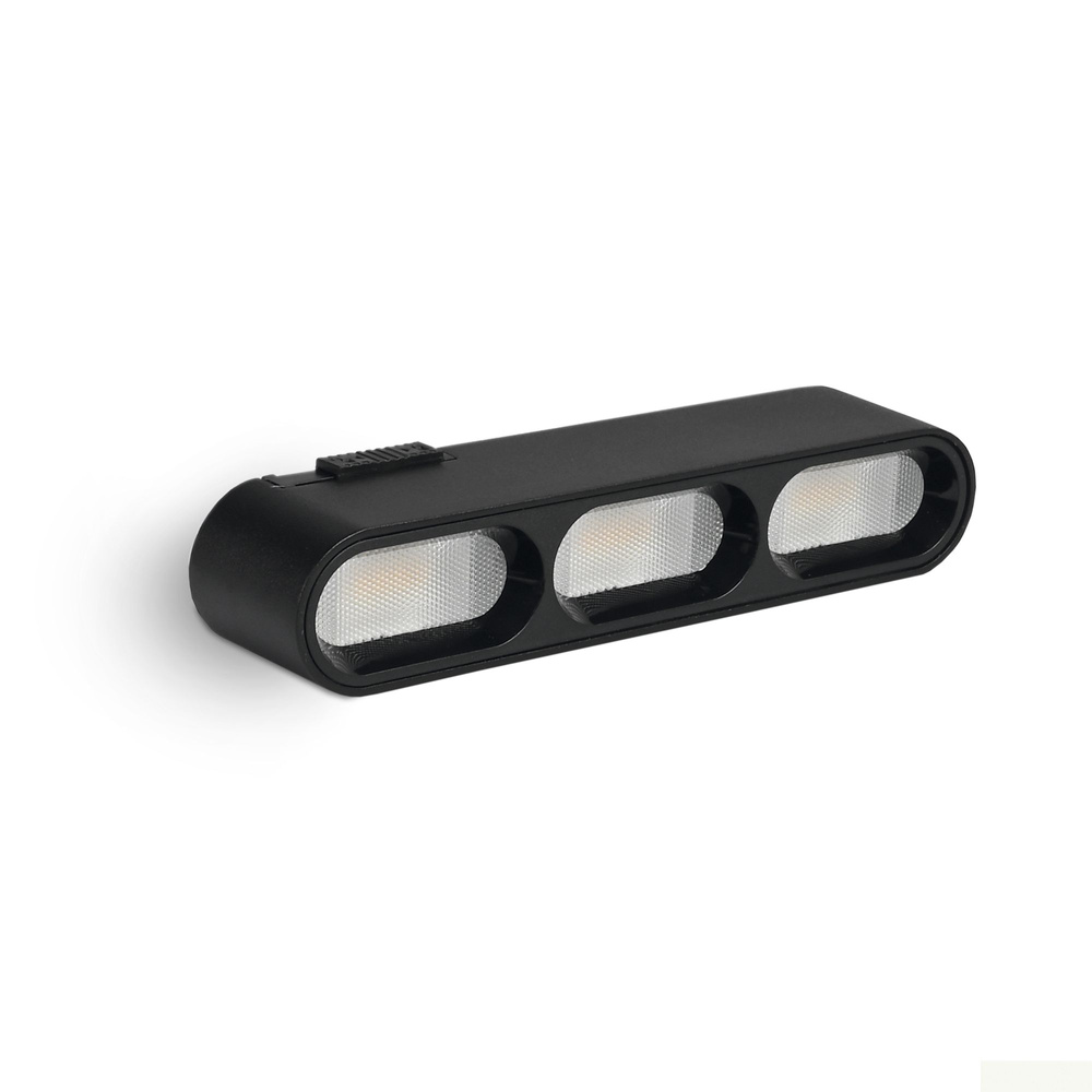 Oświetlenie LED do wąskiego systemu oświetlenia szynowego VIDEX VL-TRMS-LD13B, czarne