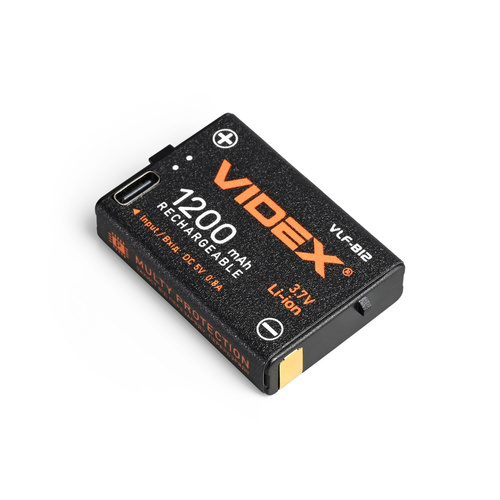Akumulator do latarek VIDEX AGM 12V 1200mAh bezpośredni port USB-C 32g