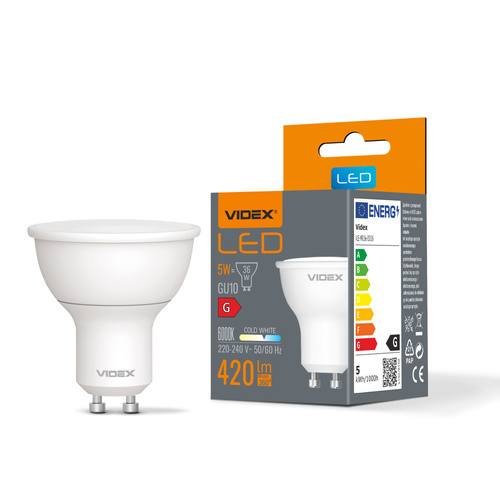 Żarówka LED GU10 5W zimna biel