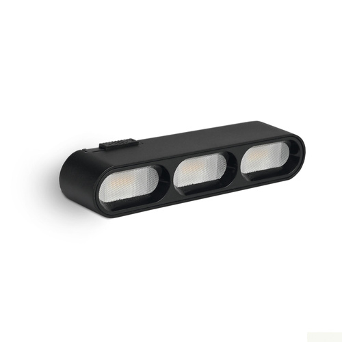 Oświetlenie LED do wąskiego systemu oświetlenia szynowego VIDEX VL-TRMS-LD13B, czarne
