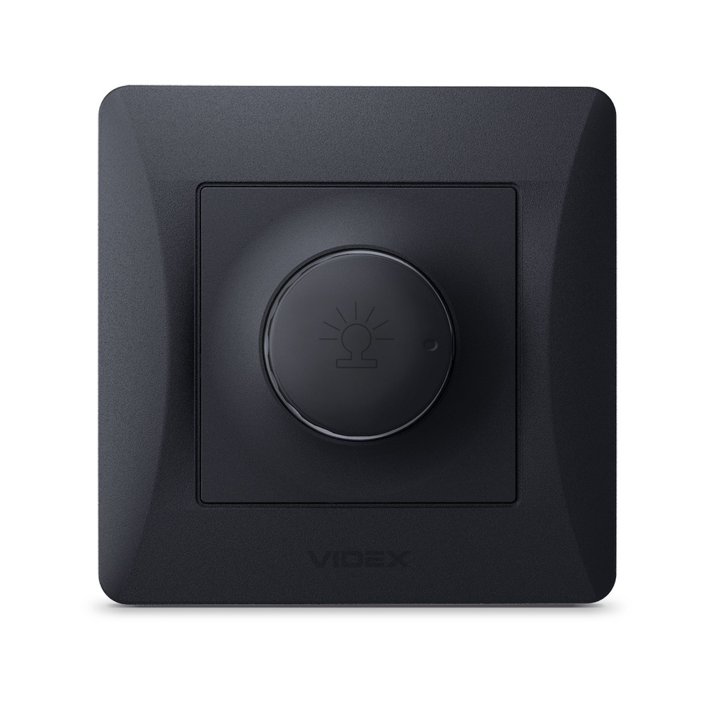 Ściemniacz 600W czarny grafit VIDEX BINERA