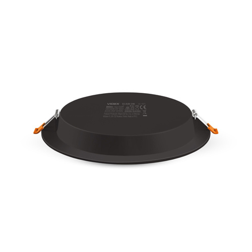 Oprawa wpuszczana LED VIDEX-DOWNLIGHT-LED-DLBR-124-BLACK-12W-NW