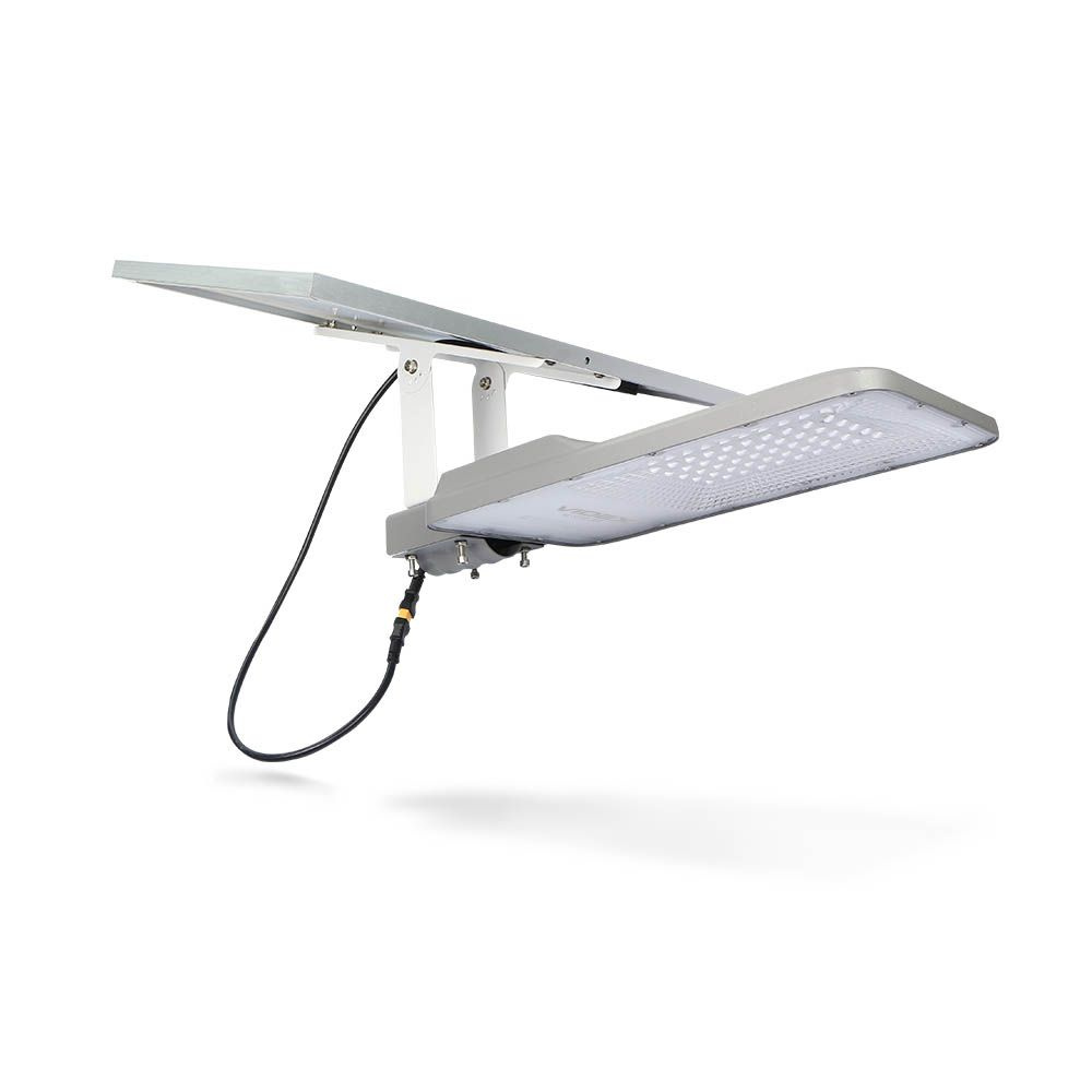 Lampa uliczna Videx LED zewnętrzna 2500lm IP65 + PANEL SŁONECZNY + PILOT