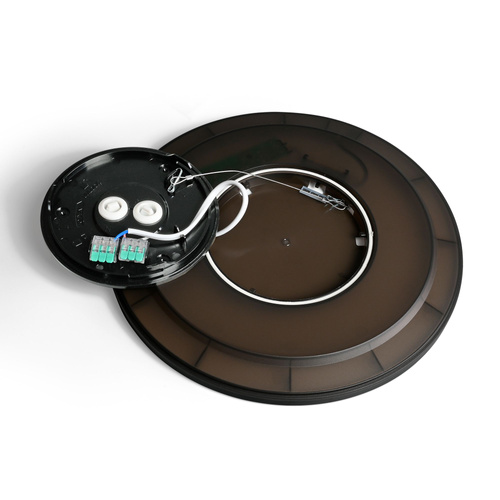 Lampa sufitowa LED z dekoracyjnym podświetleniem 22W czarna