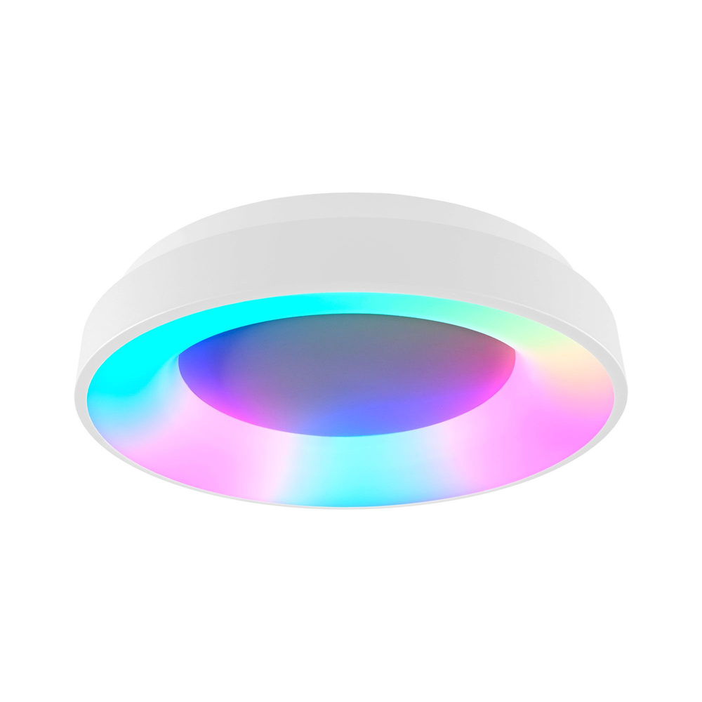 LED Lampa wisząca z pilotem RGB 72W biała