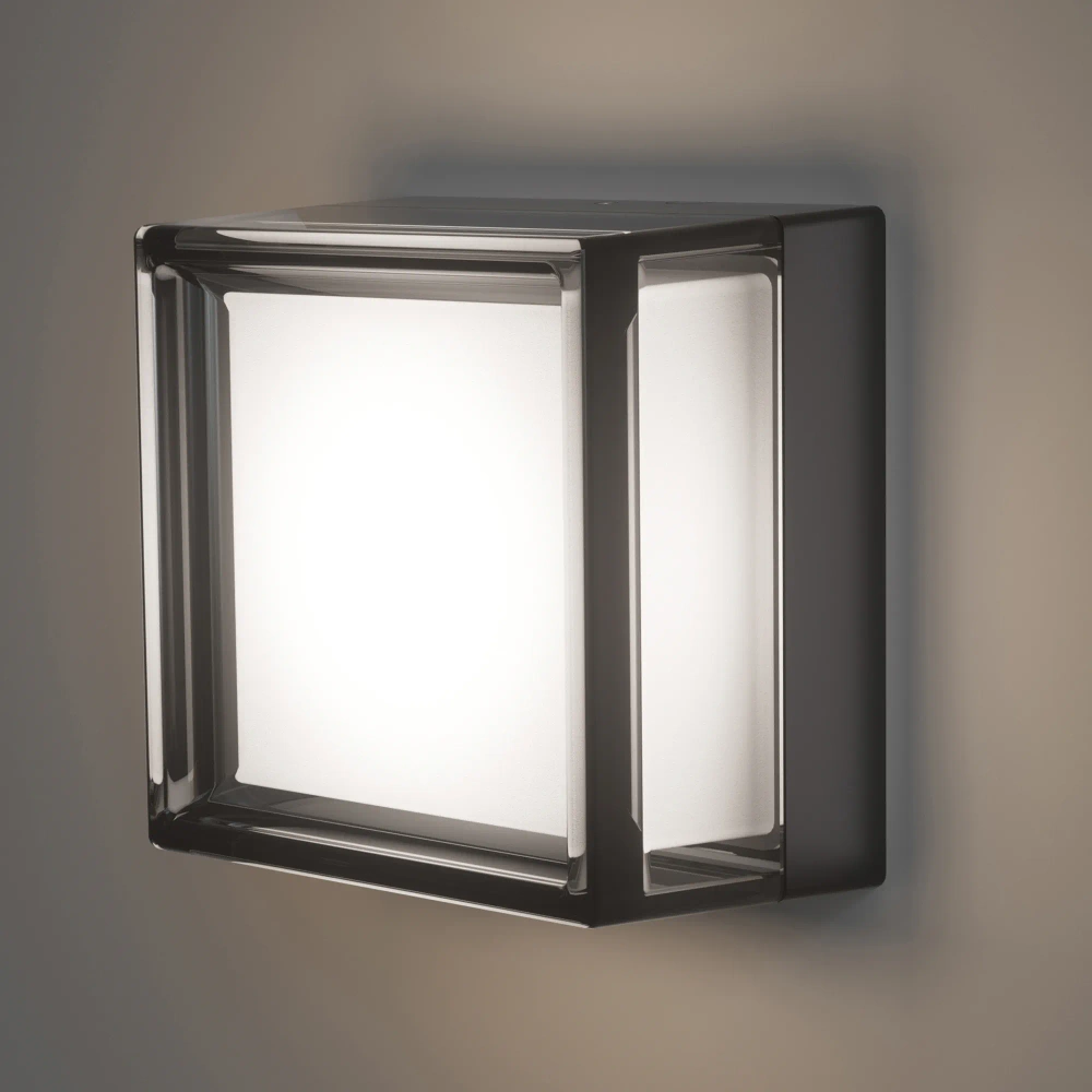 Lampa LED natynkowa ścienno-sufitowa VIDEX 9W z regulacją barwy czarna