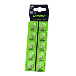 Bateria alkaliczna VIDEX AG11/LR721 BLISTER 10 szt.