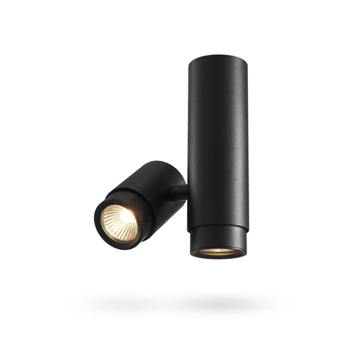 Lampa Sufitowa Oprawa Natynkowa Videx halogenowa spot 1x GU10 Czarna ARIZA