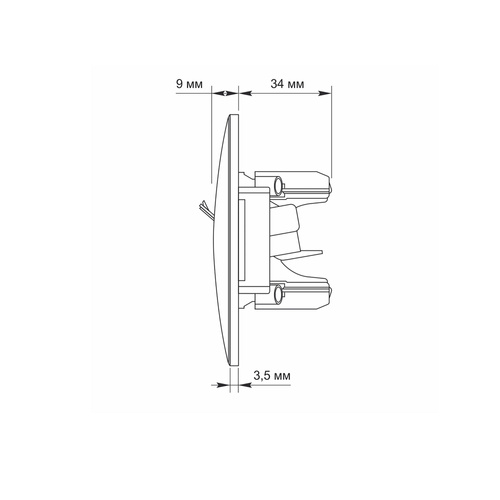 Podwójne gniazdo komputerowe CAT6+CAT6 białe VIDEX BINERA
