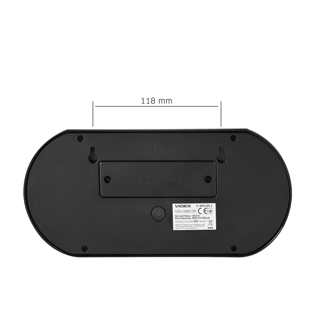 Zewnętrzna lampa solarna LED z czujnikiem ruchu 500 lm 5000K