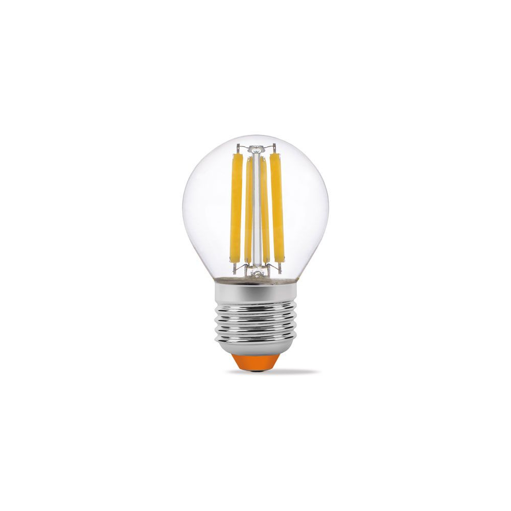 Żarówka kulka filament G45 6W E27 neutralna 806lm 4000K Videx