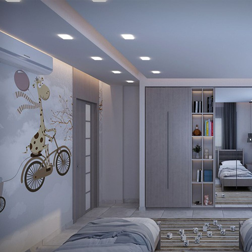 LED wpuszczany downlight bezramkowy 24W 4000K IP54