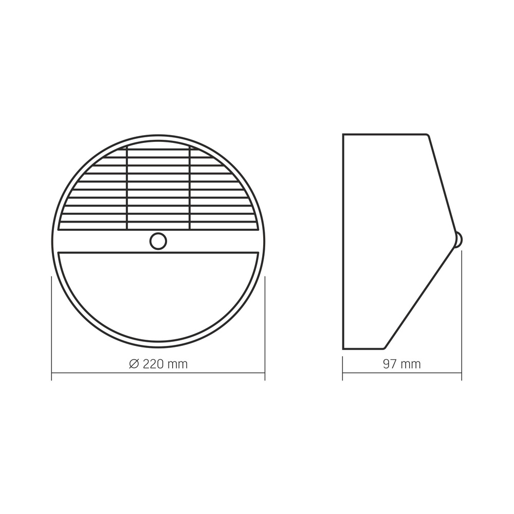 Naświetlacz Lampa Solarna Videx 500lm 5000K Czujnik Neutralna 120° Czarny